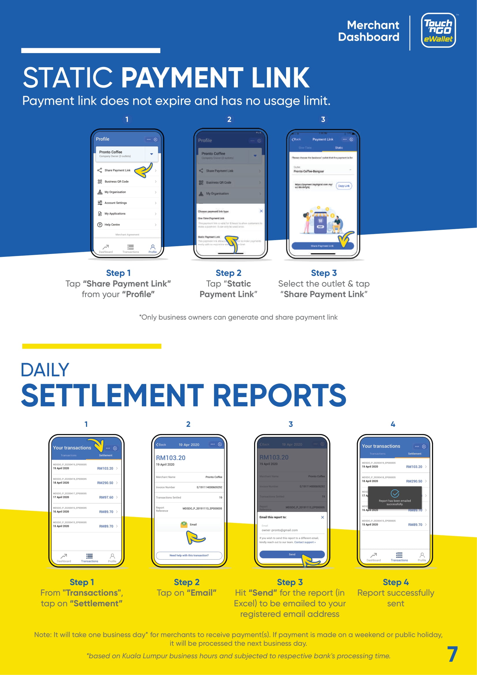 How Do I Download The Merchant Dashboard Handbook Merchant Help Center